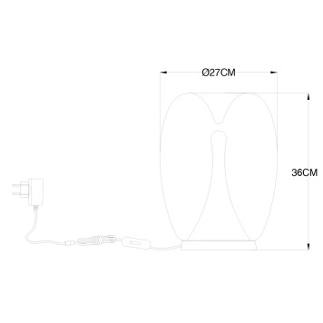 Лампа настольная Divinare Campo 5875/51 TL-15-1