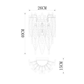 Бра Divinare Amelie 6002/01 AP-1-4