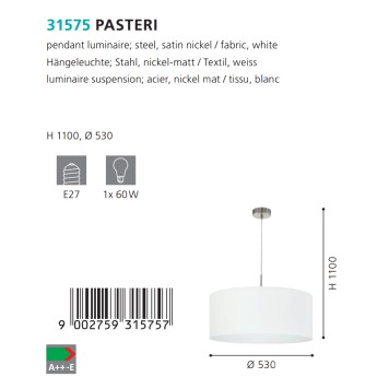 Люстра Eglo Pasteri 31575-1