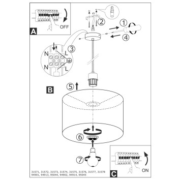 Люстра Eglo Pasteri 31578-3