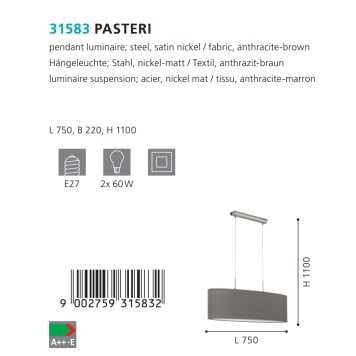 Люстра Eglo Pasteri 31583-1