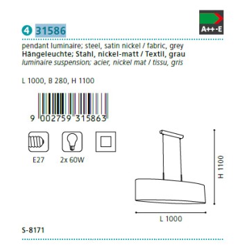 Люстра Eglo Pasteri 31586-1
