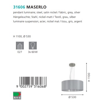 Люстра Eglo Maserlo 31606-1
