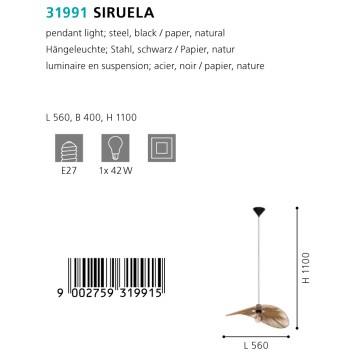 Люстра Eglo Siruela 31991-1