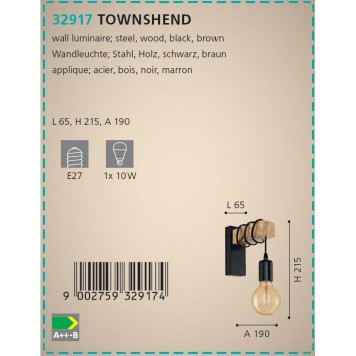 Бра Eglo Townshend 32917-1