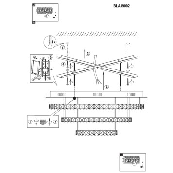 Светильник потолочный Eglo Toneria 39002-1