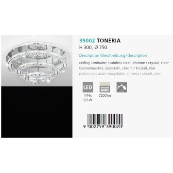 Светильник потолочный Eglo Toneria 39002-2