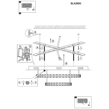 Светильник потолочный Eglo Toneria 39003-1