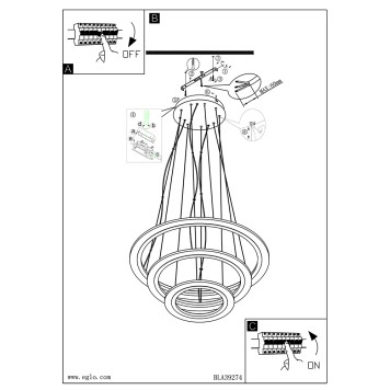 Люстра Eglo Penaforte 39274-2