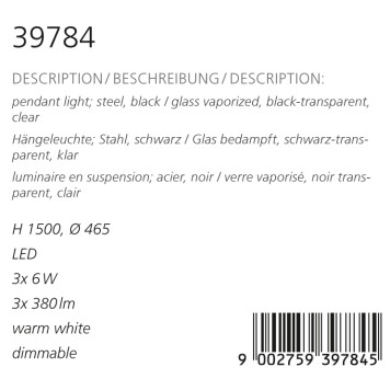 Люстра Eglo Sarnarra 39784-4