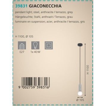 Люстра Eglo Giaconecchia 39831-1