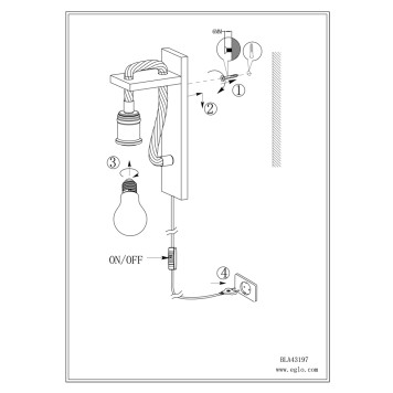 Бра Eglo Rampside 43197-5