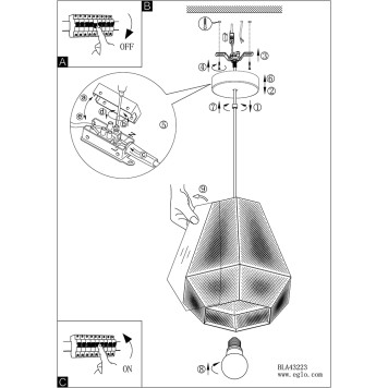 Люстра Eglo Chiavica 43223-1