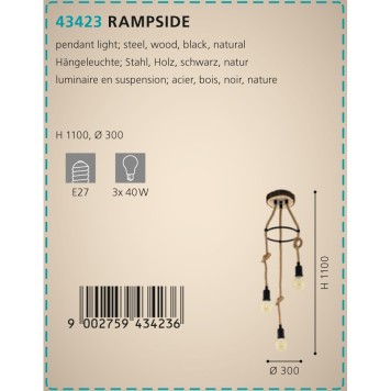 Люстра Eglo Rampside 43423-1