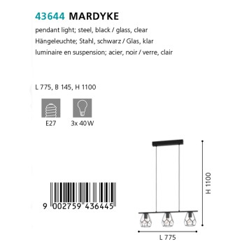 Люстра Eglo Mardyke 43644-3