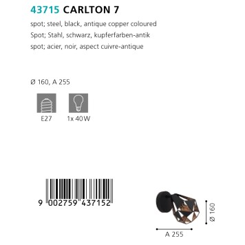 Спот Eglo Carlton 7 43715-4