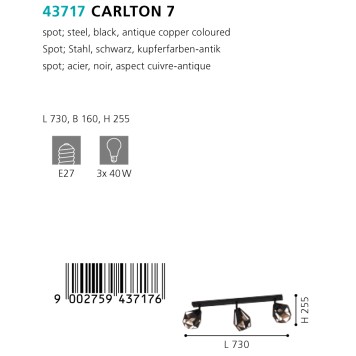 Спот Eglo Carlton 7 43717-4