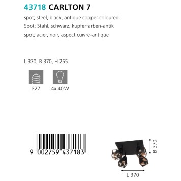 Спот Eglo Carlton 7 43718-4