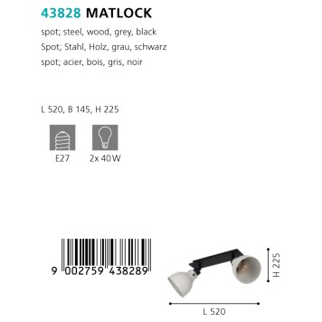 Спот Eglo Matlock 43828-4