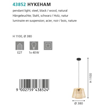 Люстра Eglo Hykeham 43852-5