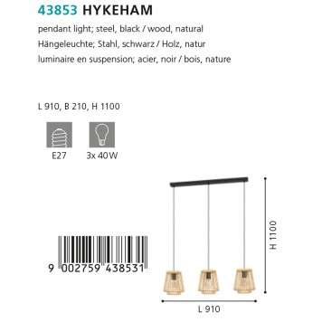 Люстра Eglo Hykeham 43853-5