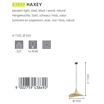 Люстра Eglo Haxey 43869-3