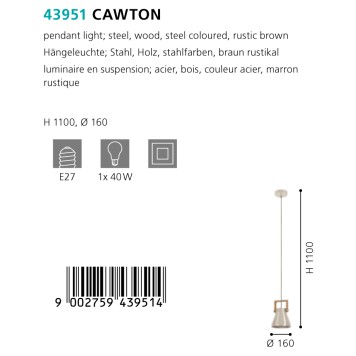 Люстра Eglo Cawton 43951-5