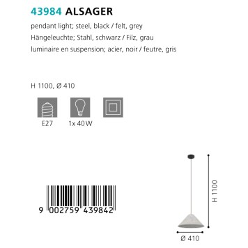 Люстра Eglo Alsager 43984-5