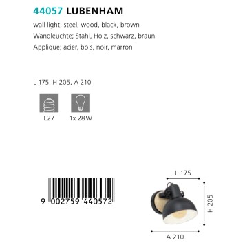 Спот Eglo Lubenham 44057-1