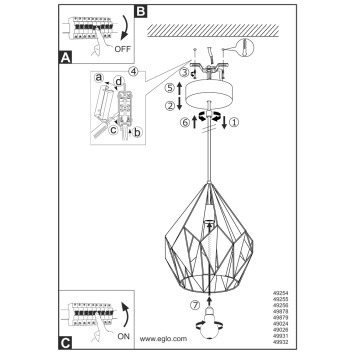 Люстра Eglo Carlton-P 49026-4