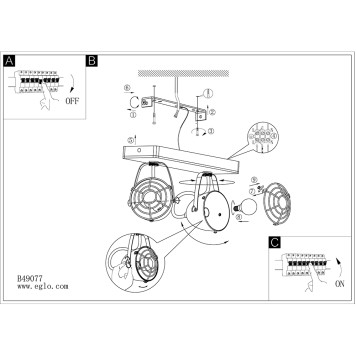 Спот Eglo Gatebeck 49077-1