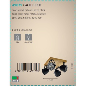 Спот Eglo Gatebeck 49079-3