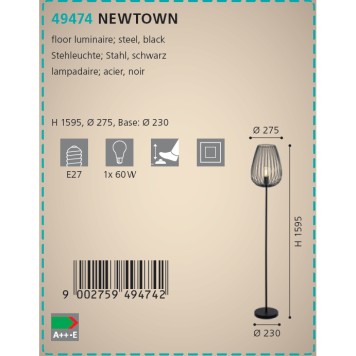 Торшер Eglo Newtown 49474-5