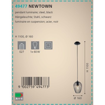 Люстра Eglo Newtown 49477-2