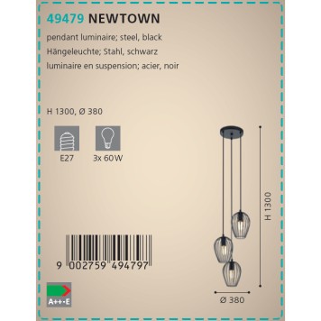 Люстра Eglo Newtown 49479-3