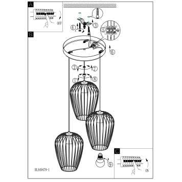 Люстра Eglo Newtown 49479-4