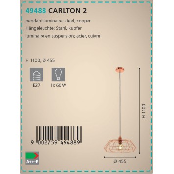 Люстра Eglo Carlton 2 49488-3