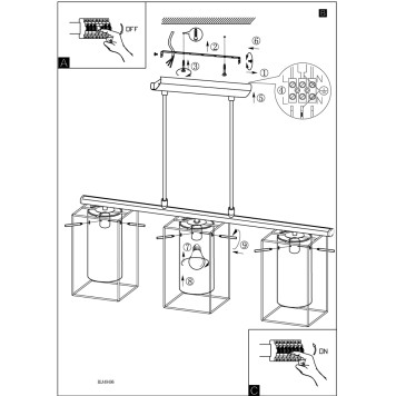 Люстра Eglo Loncino 49496-4