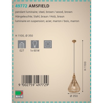 Люстра Eglo Amsfield 49772-2