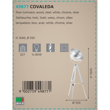 Торшер Eglo Covaleda 49877-3