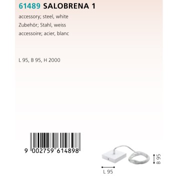 Провод питания Eglo Salobrena 1 61489-2