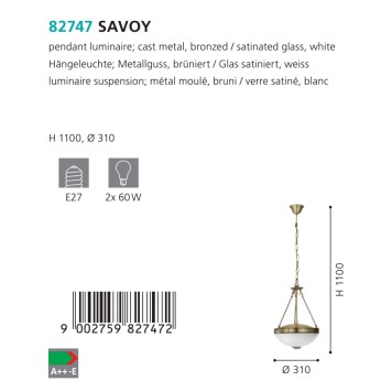 Люстра Eglo Savoy 82747-4