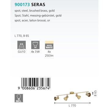 Спот Eglo Seras 900173-4