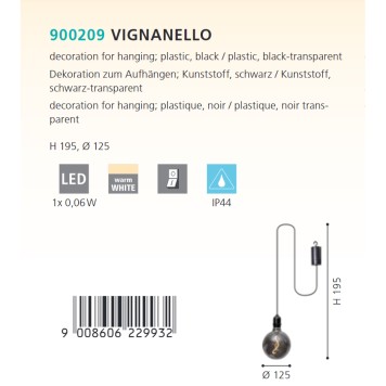 Уличный потолочный светильник Eglo Vignanello 900209-1