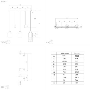 Люстра Eglo Gazzola 900346-1
