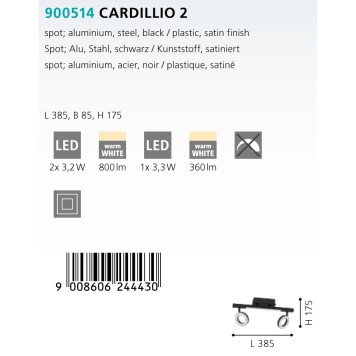 Спот Eglo Cardillio 2 900514-5