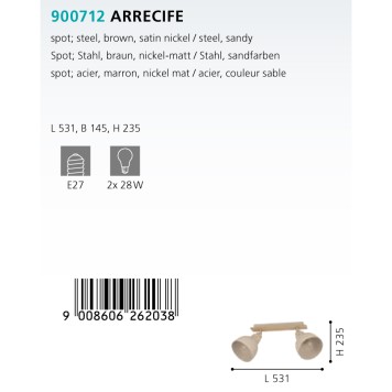 Спот Eglo Arrecife 900712-2