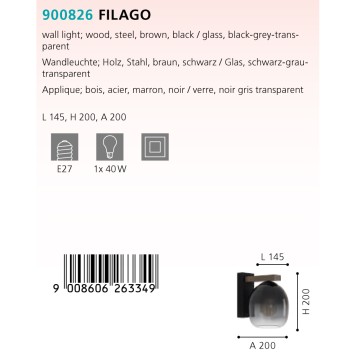 Бра Eglo Filago 900826-6