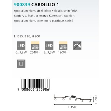 Спот Eglo Cardillio 1 900839-2