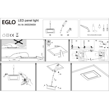 Светильник точечный Eglo Fueva 1 94054-3